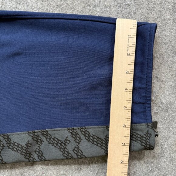 Nike Training Pants Men Small Blue Gray Fleece 29" Ripcord Adjustable Leg 535695 - Picture 15 of 16